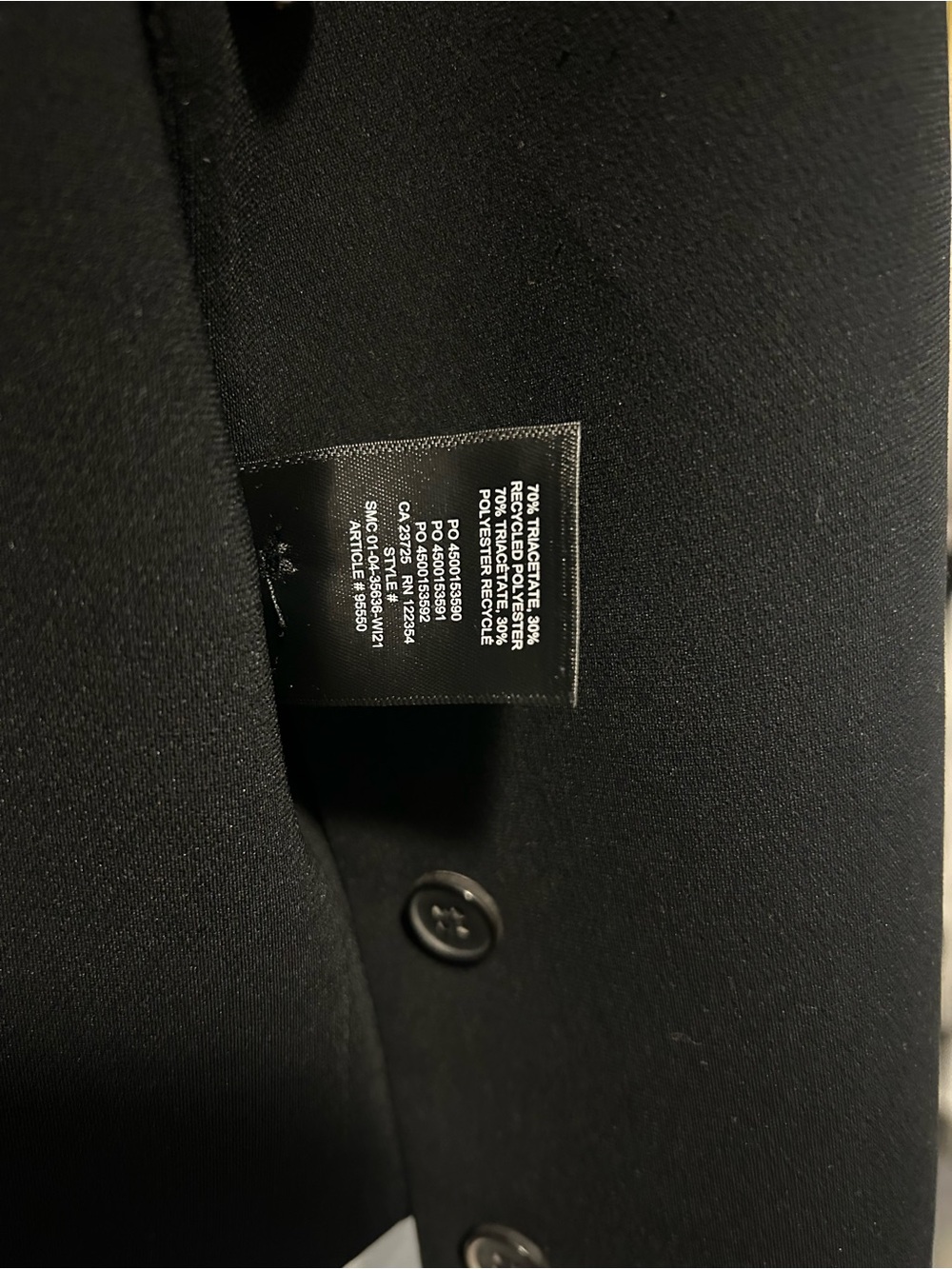 Babaton Black Tailored Sleeveless Vest - Picture 7 of 7